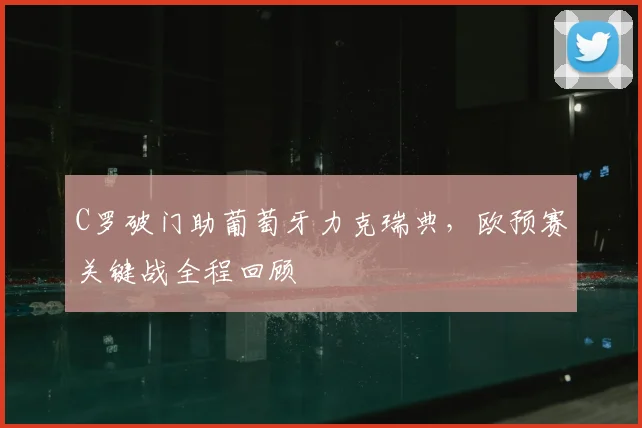 C罗破门助葡萄牙力克瑞典，欧预赛关键战全程回顾